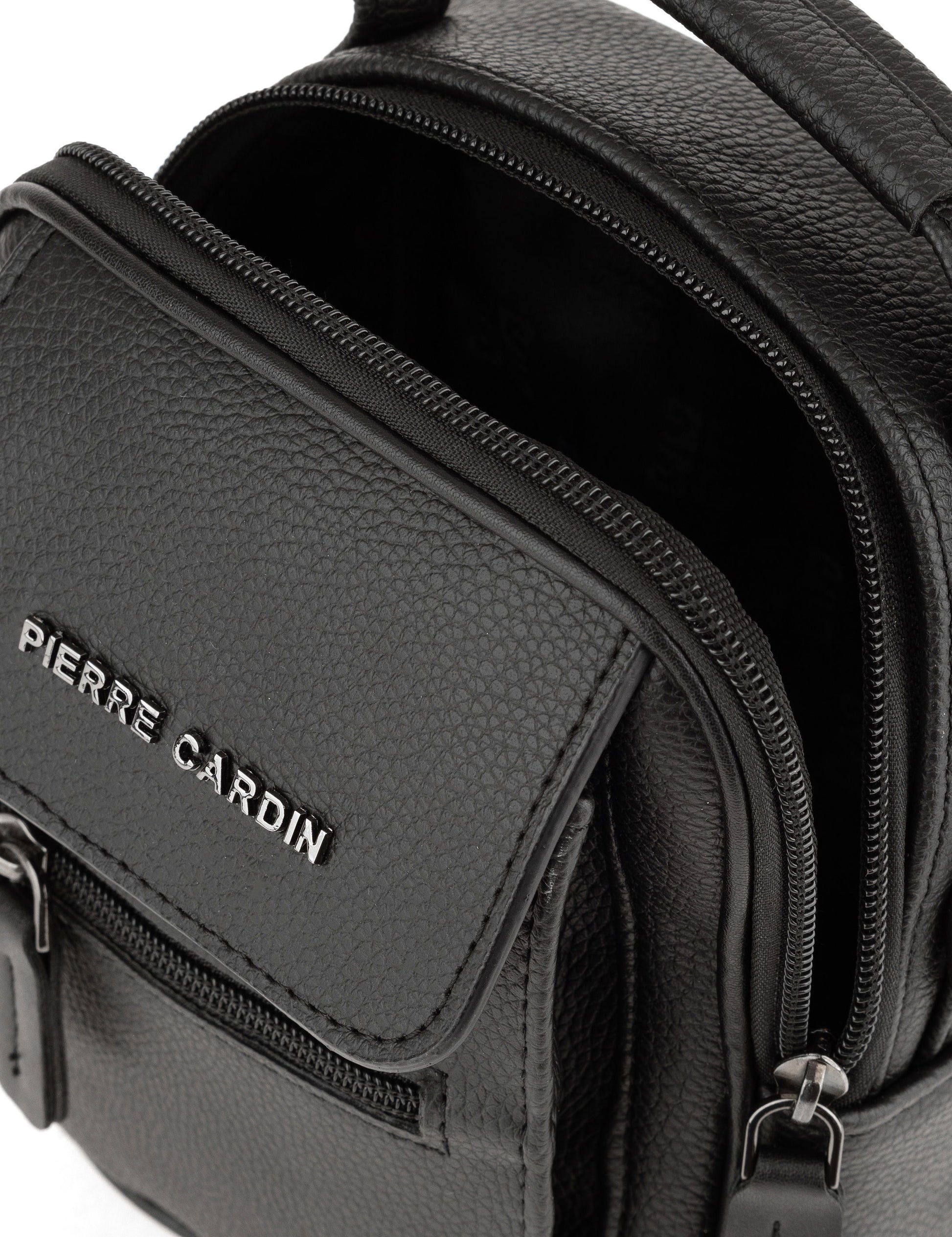 Men's Black Strap Handbag