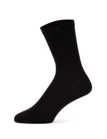 Women Black Bamboo Socket Socks