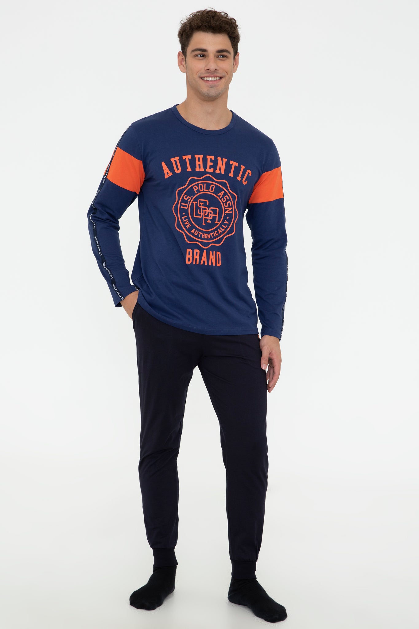 Men's Indigo Pajama Set