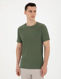 Khaki Slim Fit T-Shirt