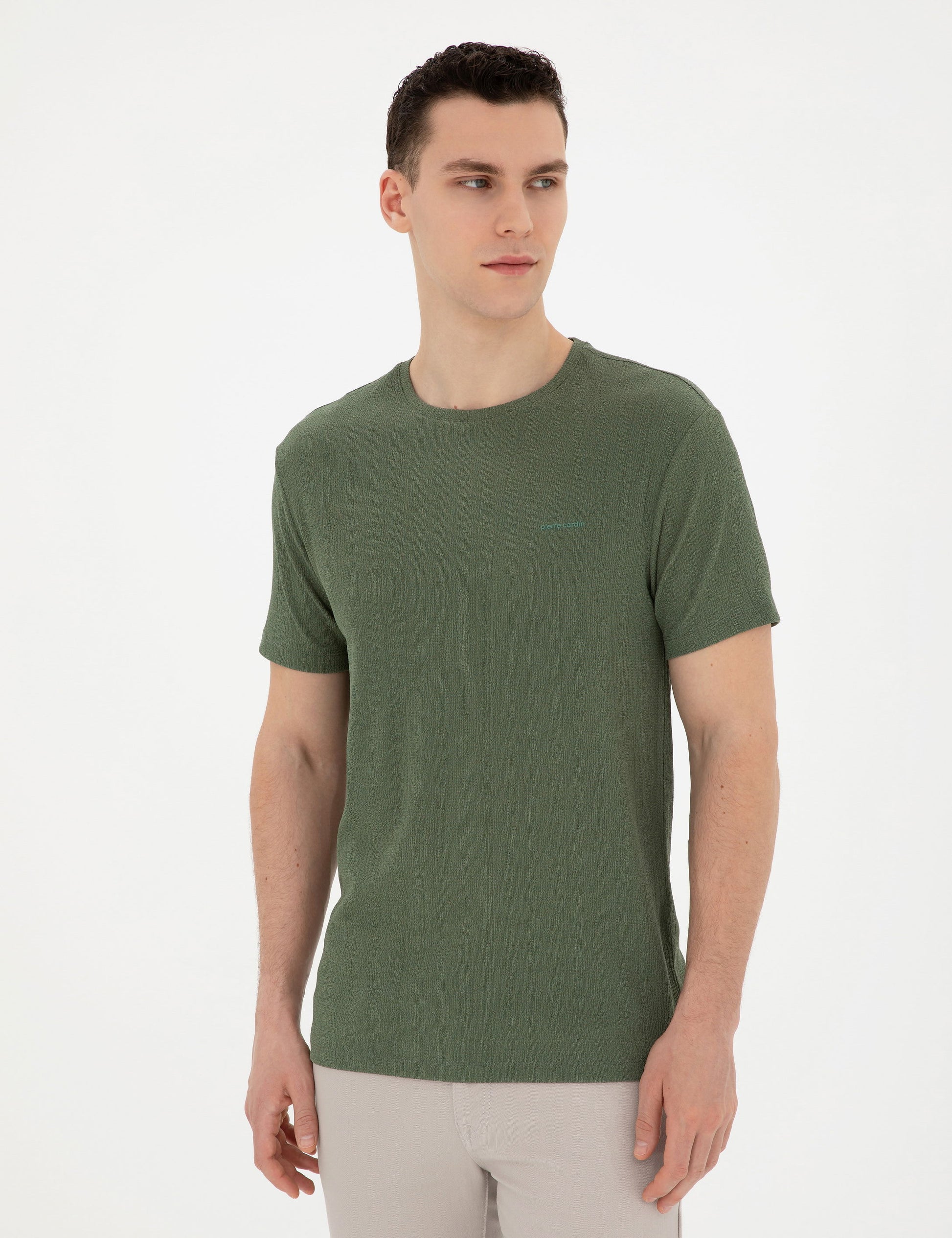 Khaki Slim Fit T-Shirt