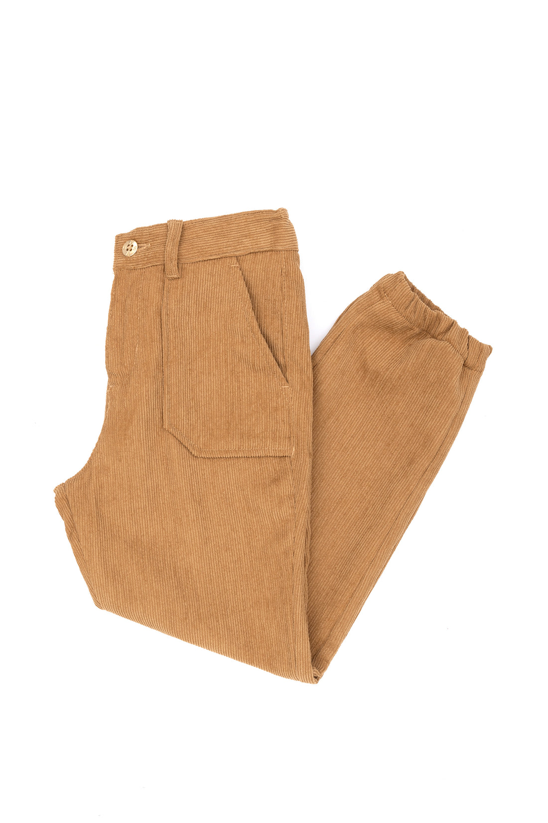 Girls' Camel Canvas Pants