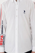 Men's White Long Sleeve Shirt