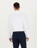 White Slim Fit Long Sleeve Shirt