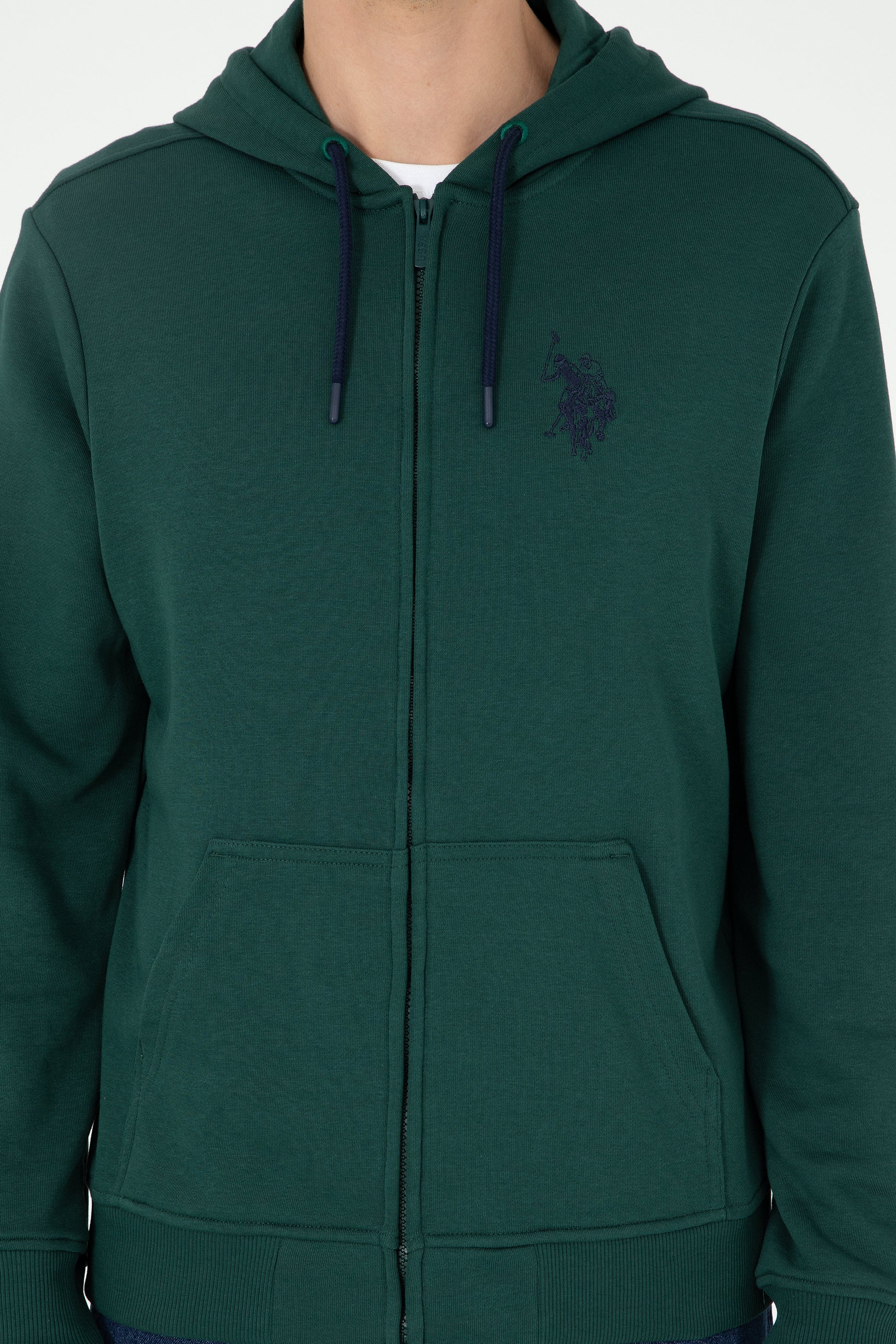 Men's Dark Green Knitted Cardigan