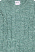 Girls' Mint Melange Sweater