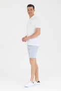 Men's Light Blue Woven Shorts