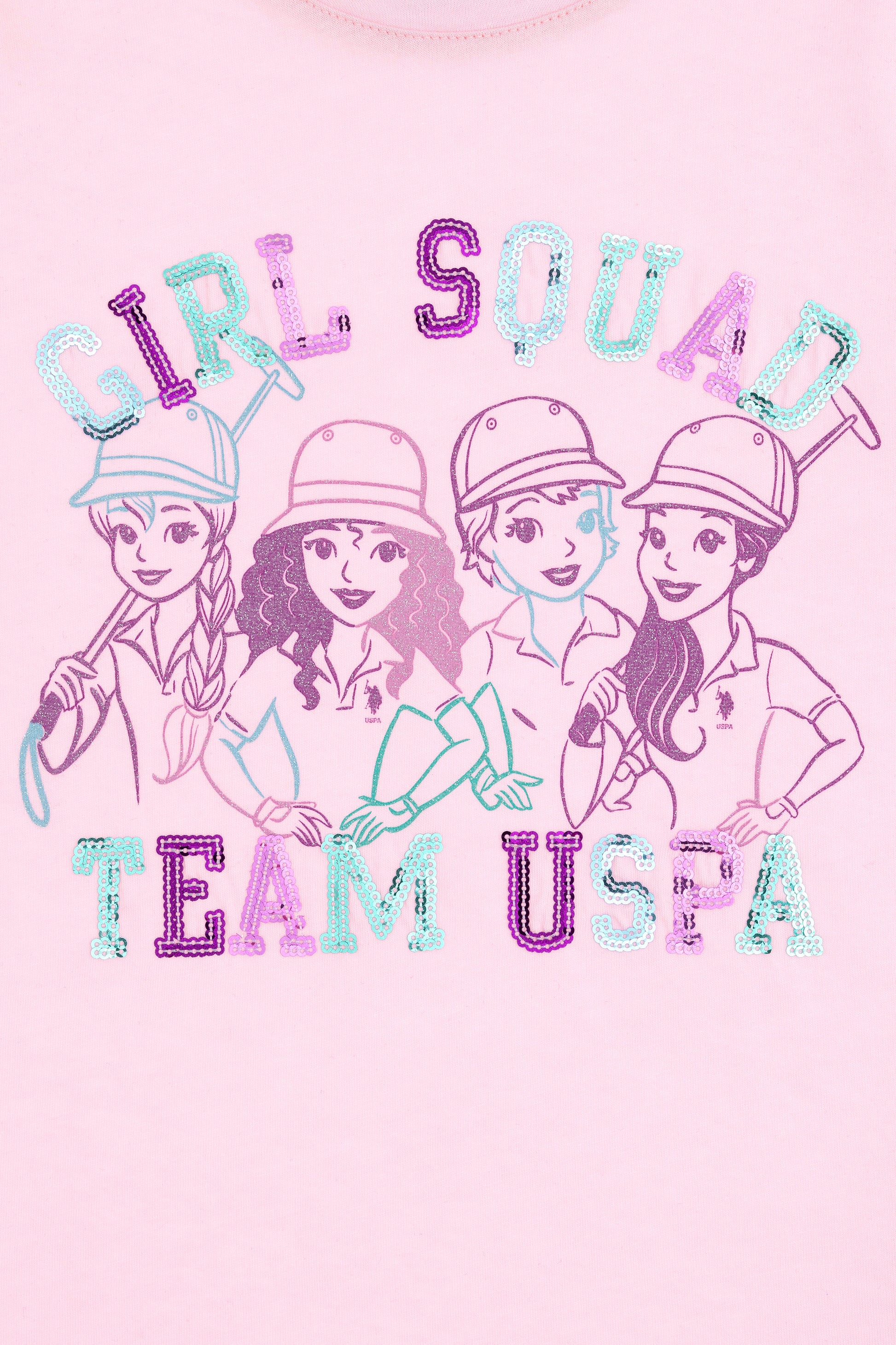 Girls' Light Pink T-Shirt