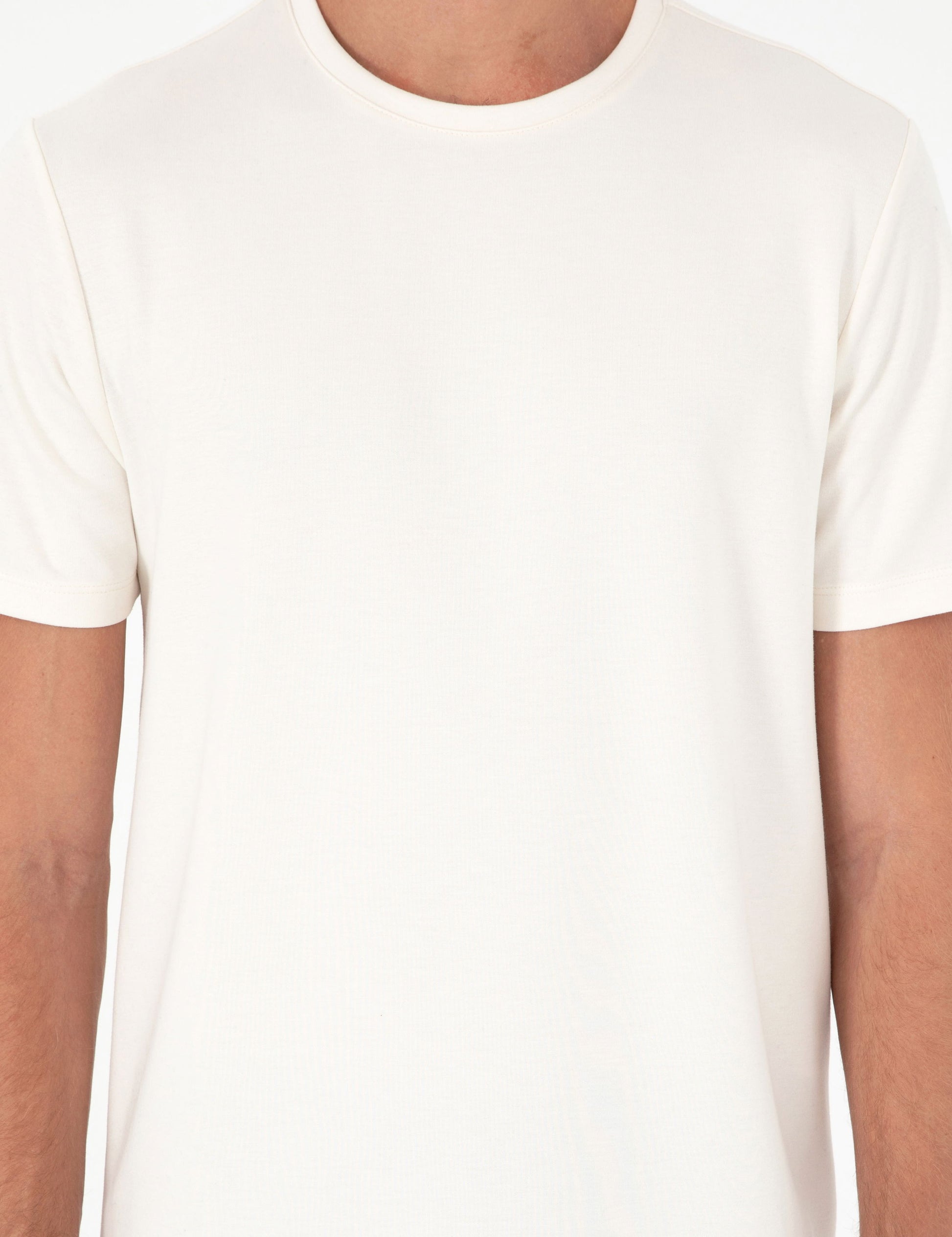 Ecru Regular Fit T-Shirt