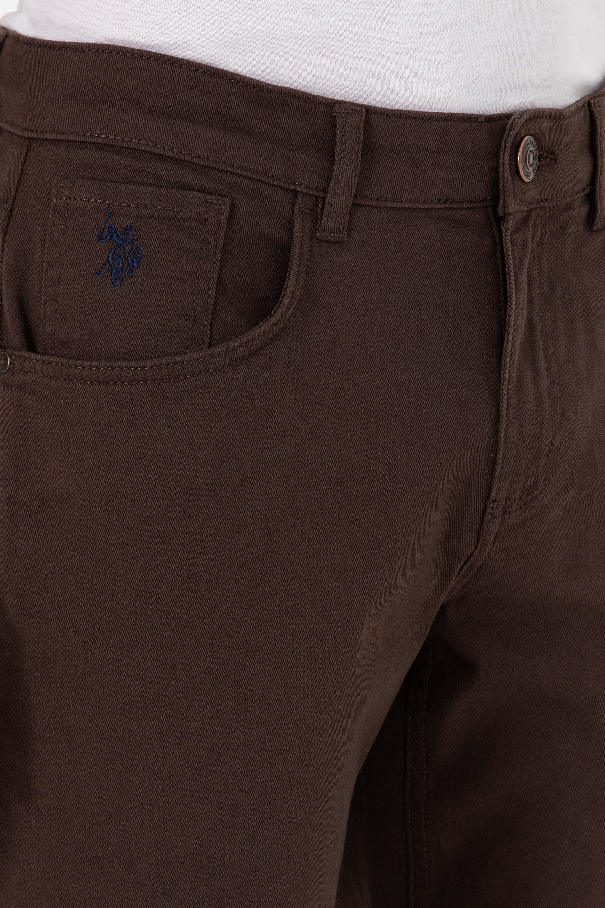 Men's Brown Canvas Pants