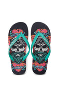 Men's Jfwcolour Patterned Flip-Flops 12230633 Anthracite-Ocean