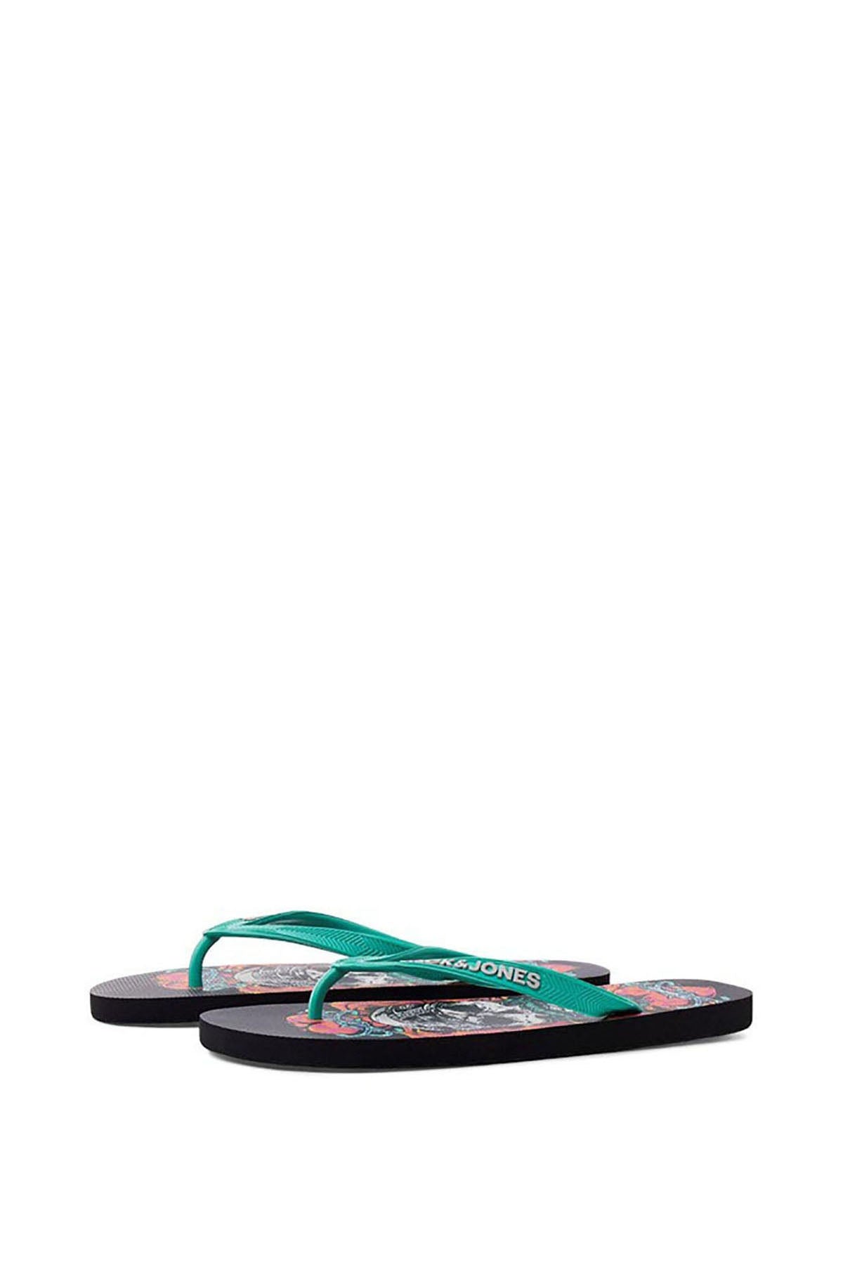Men's Jfwcolour Patterned Flip-Flops 12230633 Anthracite-Ocean