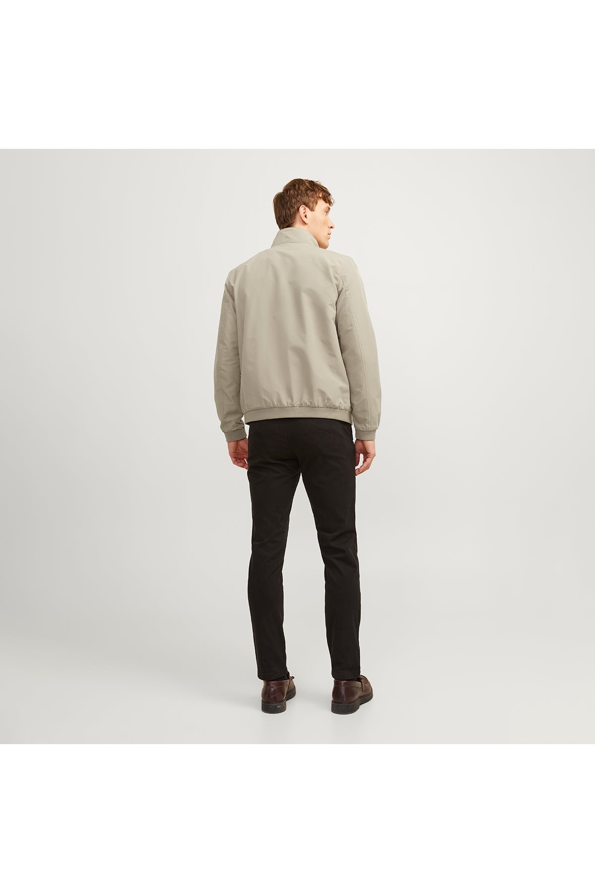 Jack&Jones Rush Harrington Bomber Men's Beige Round Neck Jacket
