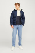12258441 Jjesprınt Puffer Hood Noos Mens Inflatable Coat