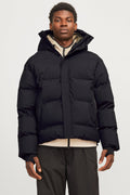 Men's Jcoalpha Hooded Windproof Puffer Coat 12261971 Black