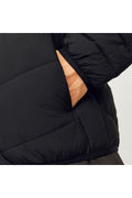 Jack&Jones State Packable Puffer Hood Men's Black Hooded Coat