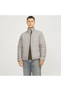 Jack&Jones State Packable Puffer Collar Men's Beige Stand Collar Coat