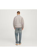 Jack&Jones State Packable Puffer Collar Men's Beige Stand Collar Coat
