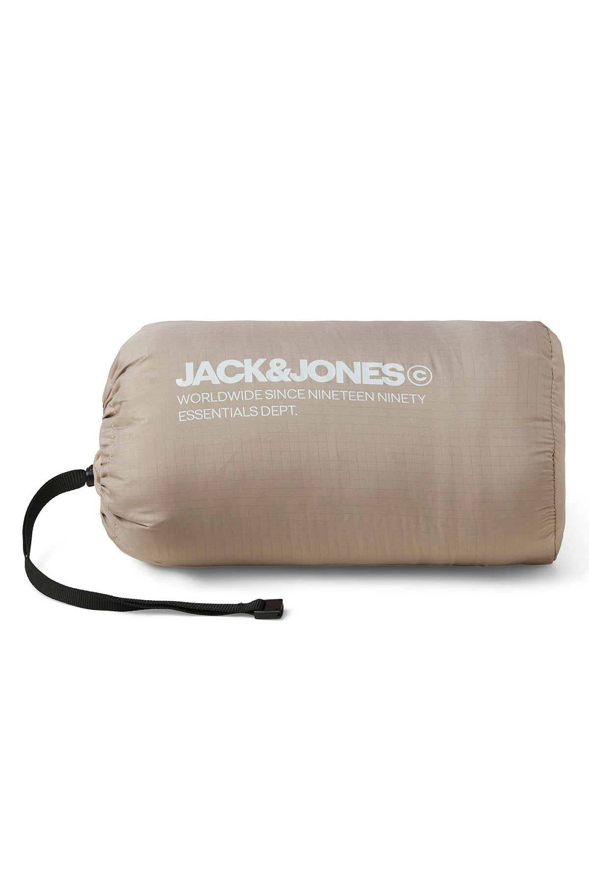 Jack&Jones State Packable Puffer Collar Men's Beige Stand Collar Coat