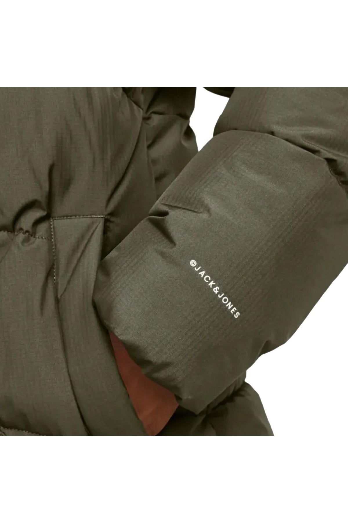 12259850 Jjworld Puffer Jacket Khaki