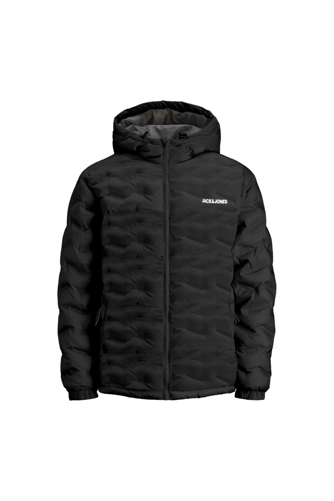 12250429 Jcowin Quilted Jacket Smu Black