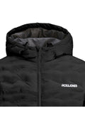 12250429 Jcowin Quilted Jacket Smu Black