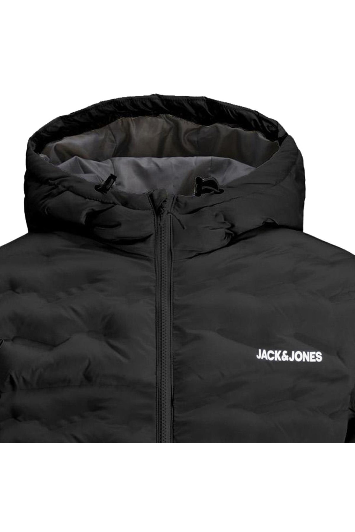 12250429 Jcowin Quilted Jacket Smu Black