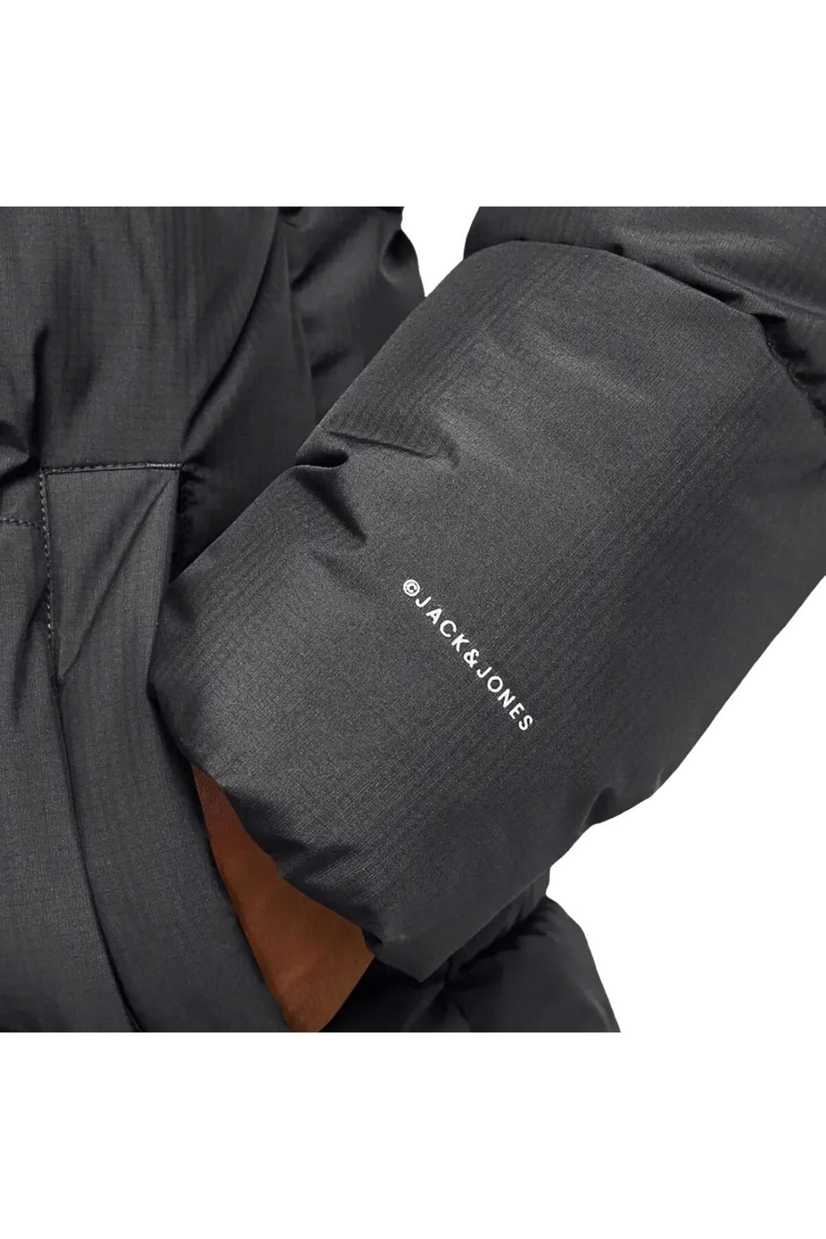 12259850 Jjworld Puffer Jacket Smoked