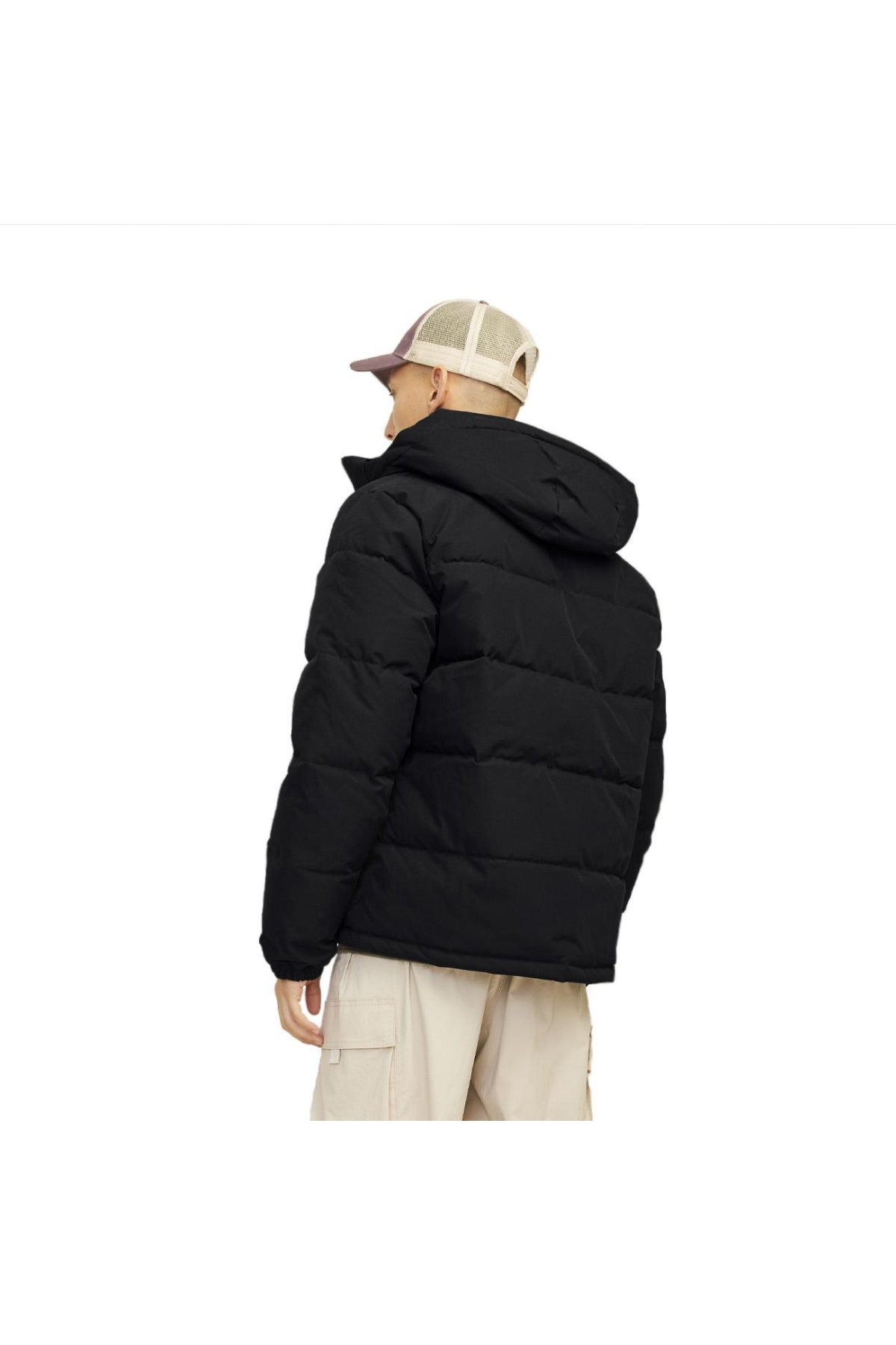 12258416 Jjeotto Puffer Jacket Black