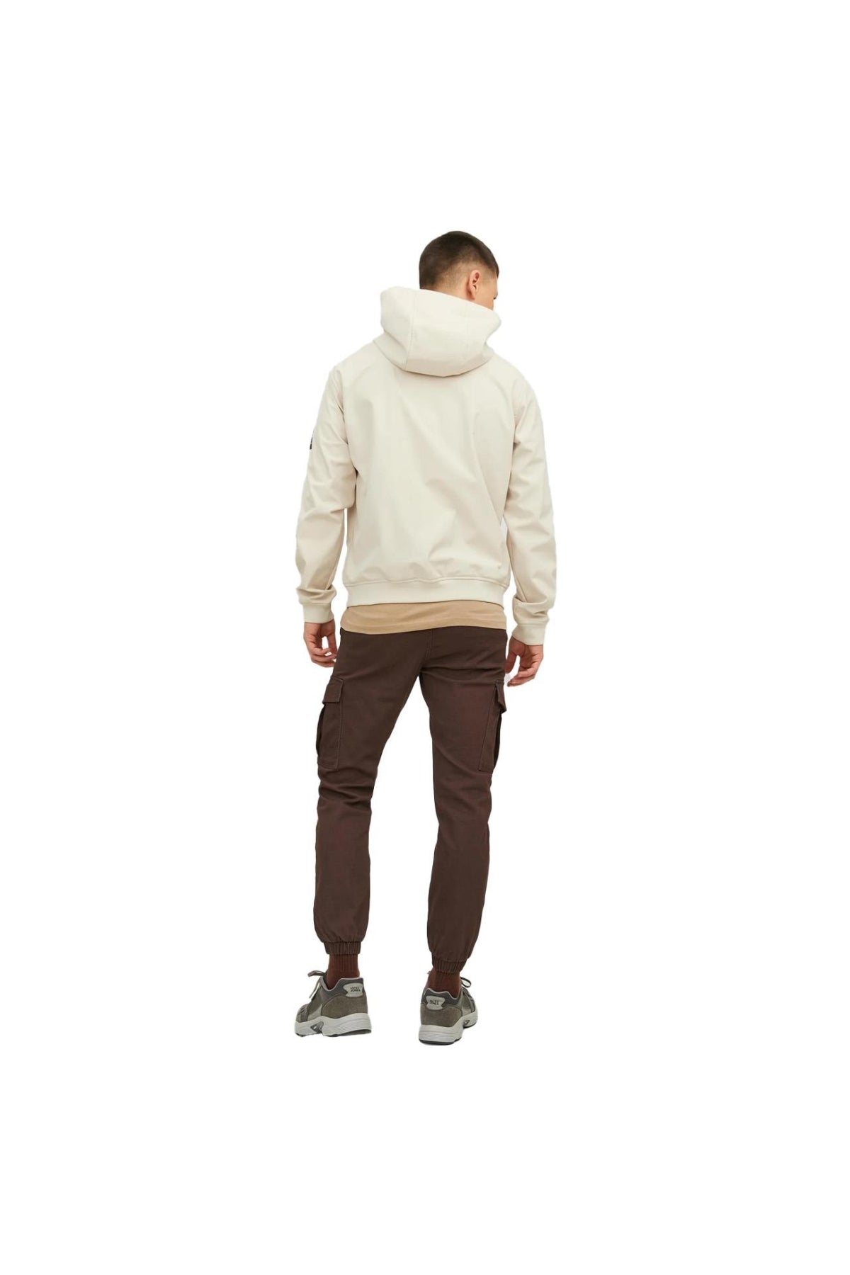 12236300 JJEBASIC Softshell Hood Noos Moonlight