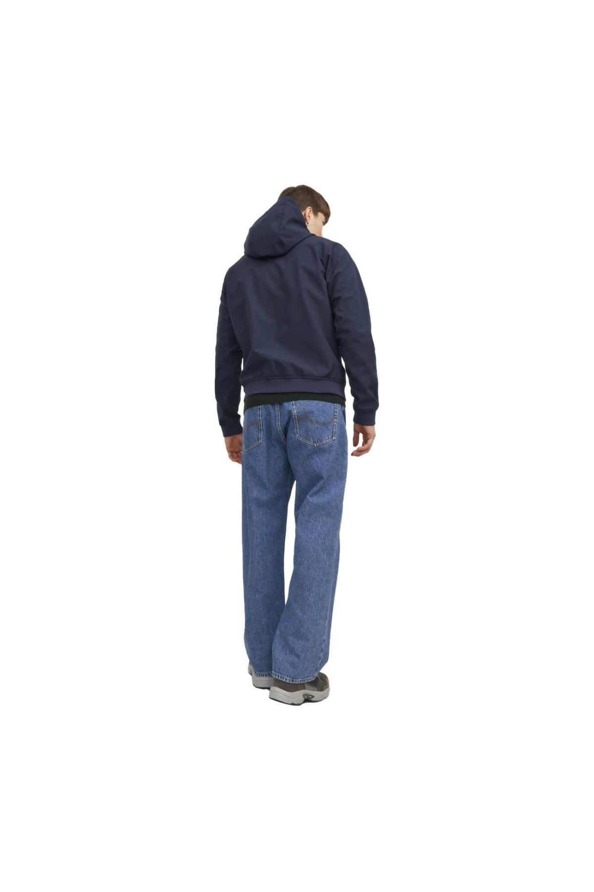 12236300 Jjebasic Softshell Hood Noos Navy
