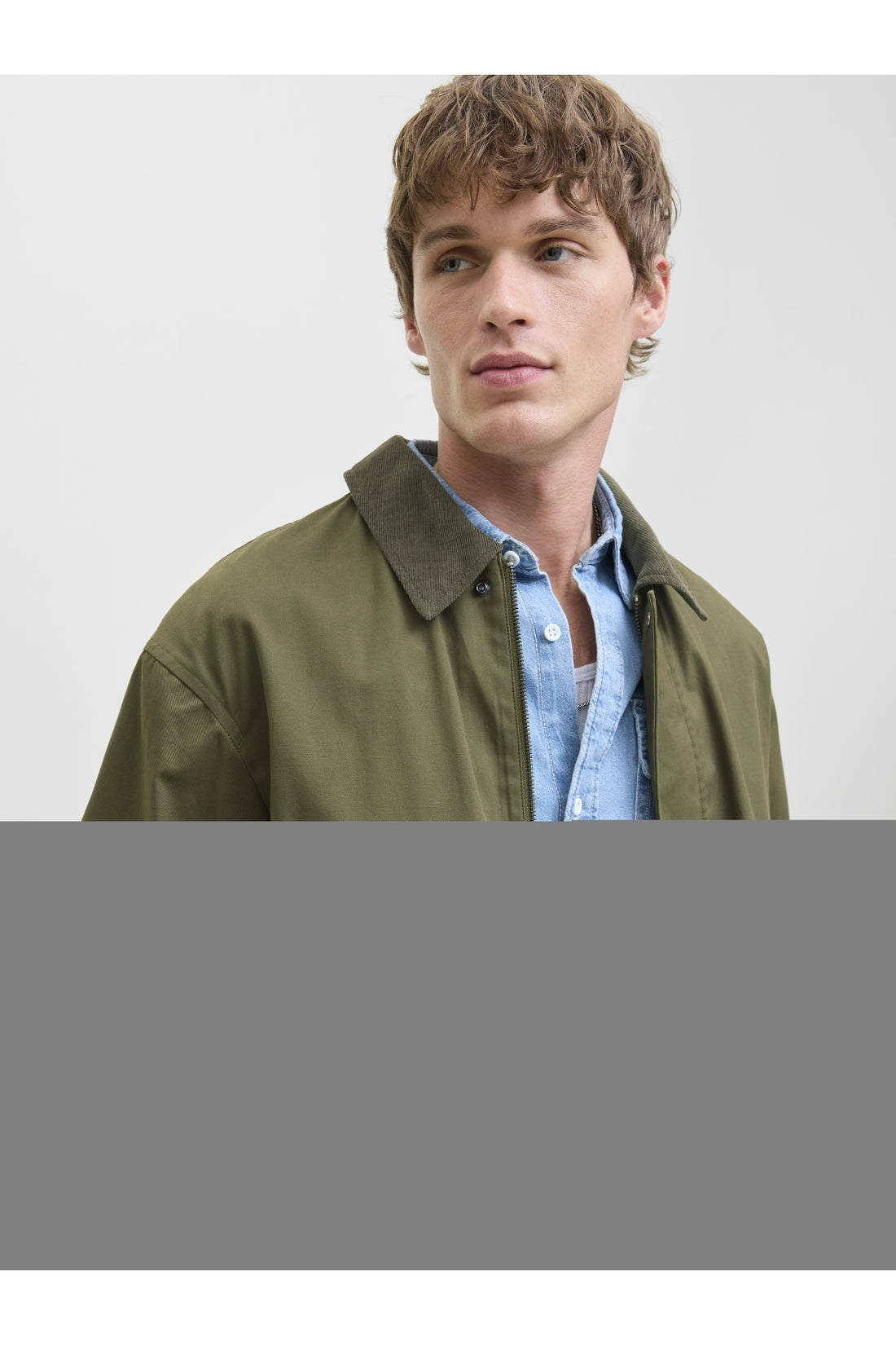 Jack Jones Jprccruver Utility Jacket Sn Mens Green Jacket 12284930-21