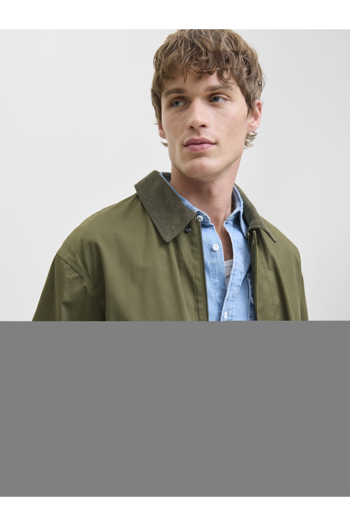 Jack Jones Jprccruver Utility Jacket Sn Mens Green Jacket 12284930-21