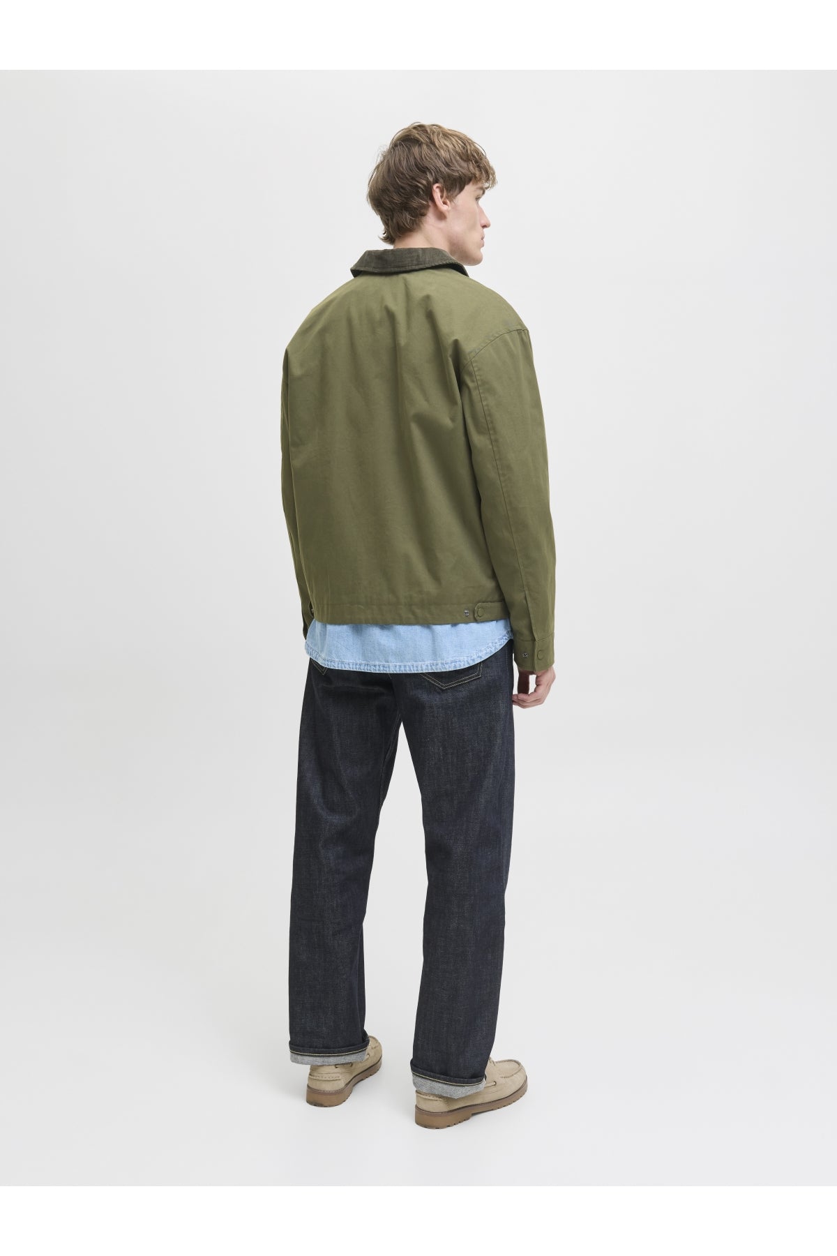 Jack Jones Jprccruver Utility Jacket Sn Mens Green Jacket 12284930-21