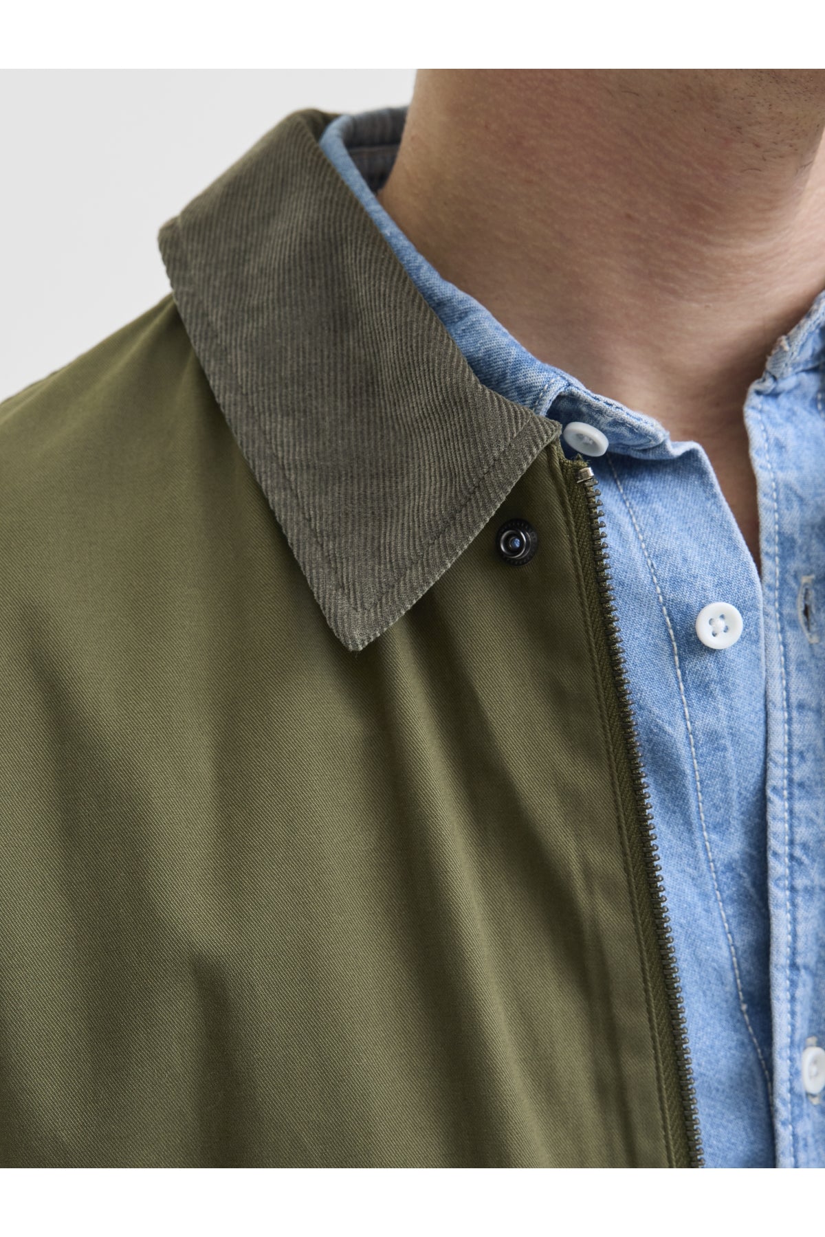 Jack Jones Jprccruver Utility Jacket Sn Mens Green Jacket 12284930-21