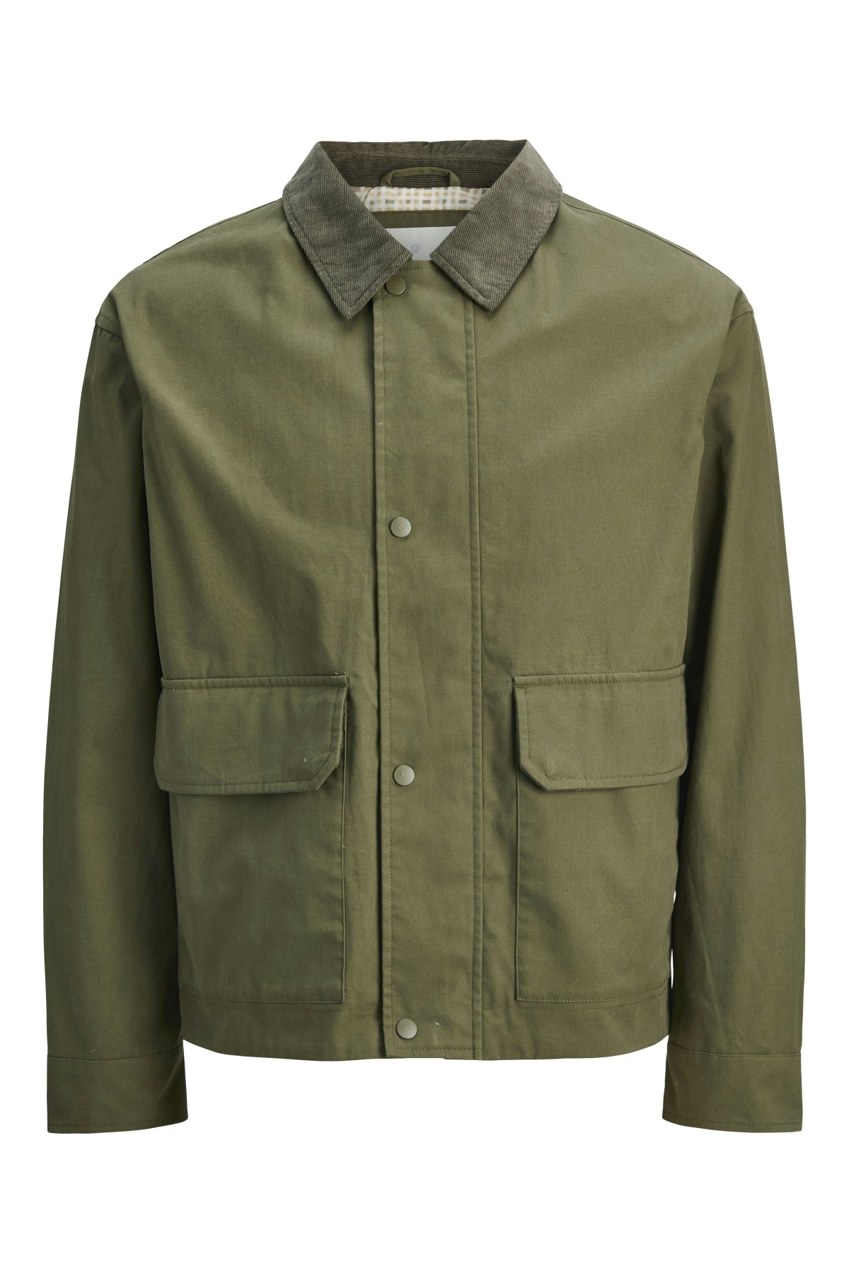 Jack Jones Jprccruver Utility Jacket Sn Mens Green Jacket 12284930-21