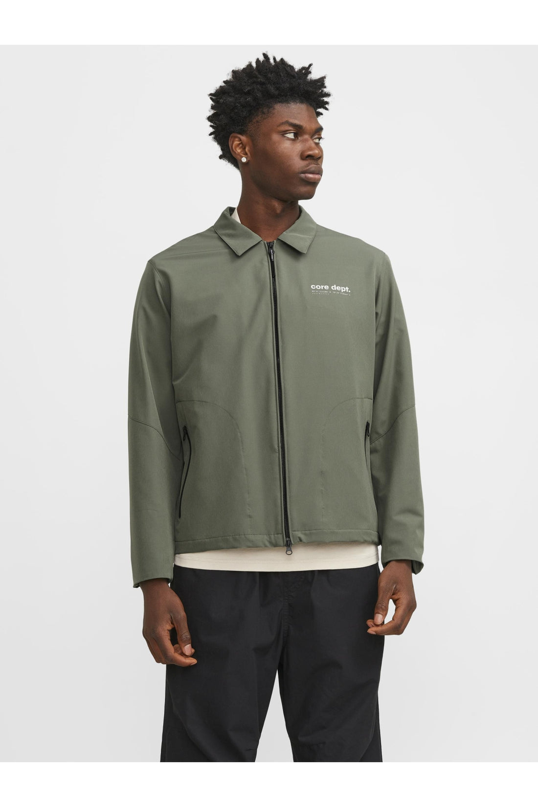 Jack Jones Jcotrack Shacket Men's Green Jacket 12252916-21