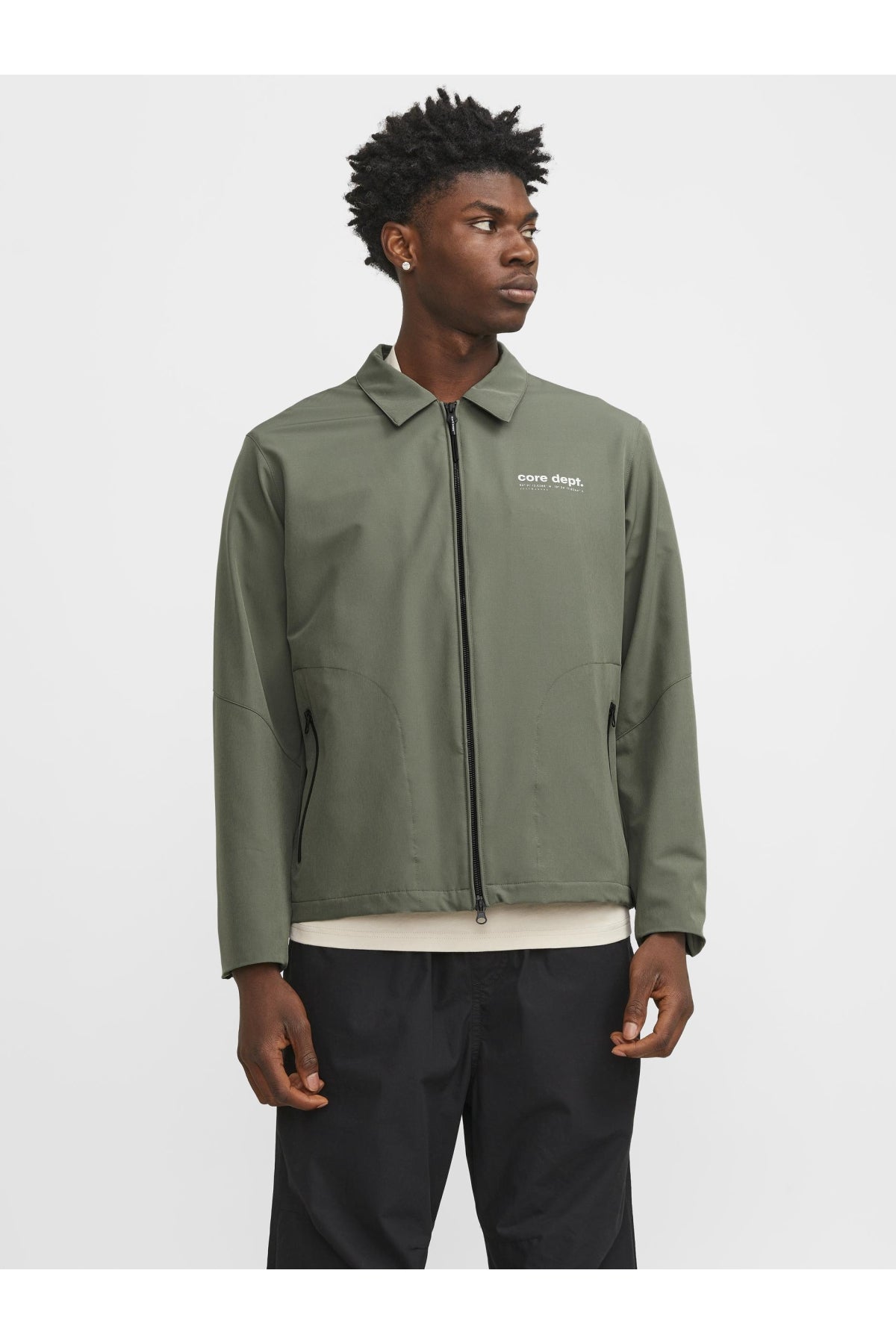 Jack Jones Jcotrack Shacket Men's Green Jacket 12252916-21