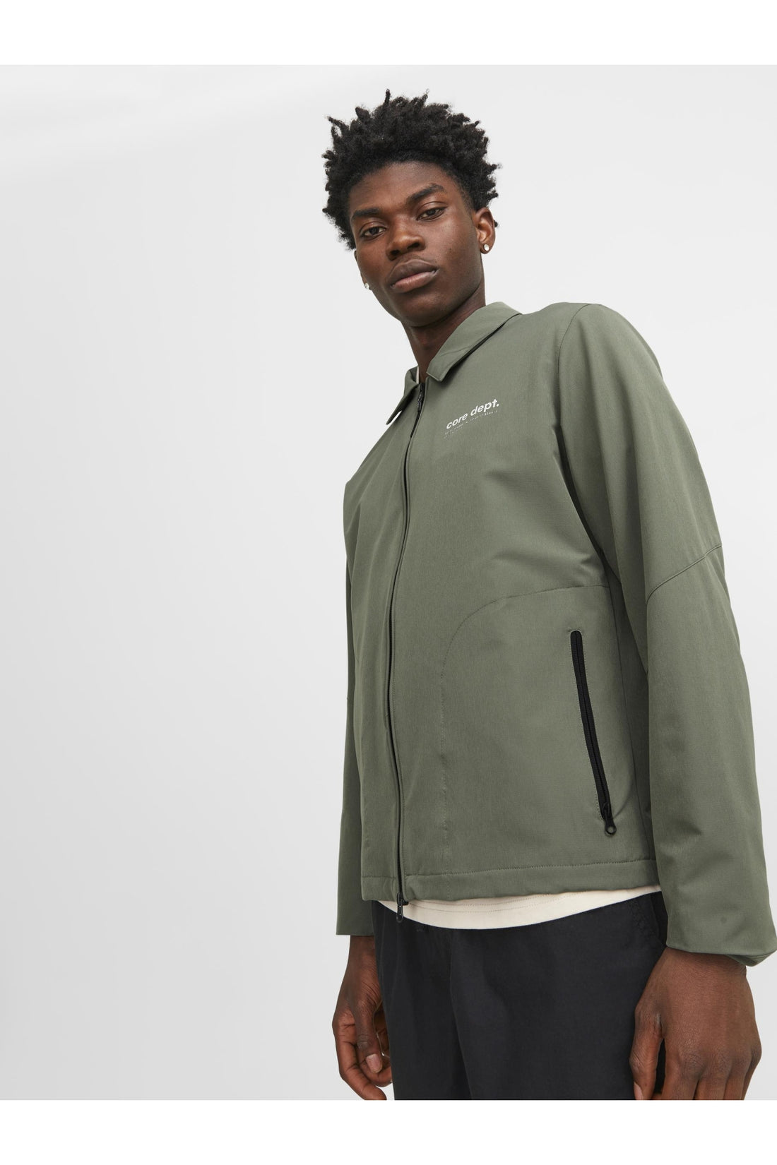 Jack Jones Jcotrack Shacket Men's Green Jacket 12252916-21
