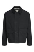 Jack Jones Jprccruver Utility Jacket Sn Mens Black Jacket 12284930-02
