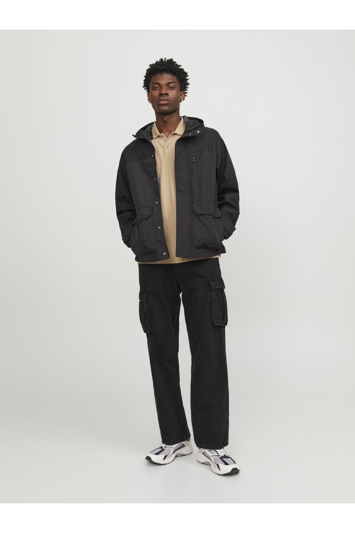 Jack Jones Jcohike Light Jacket Men's Black Jacket 12253569-02