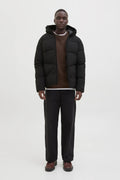 Men's Jjglobal Hooded Inflatable Coat 12283517 Black