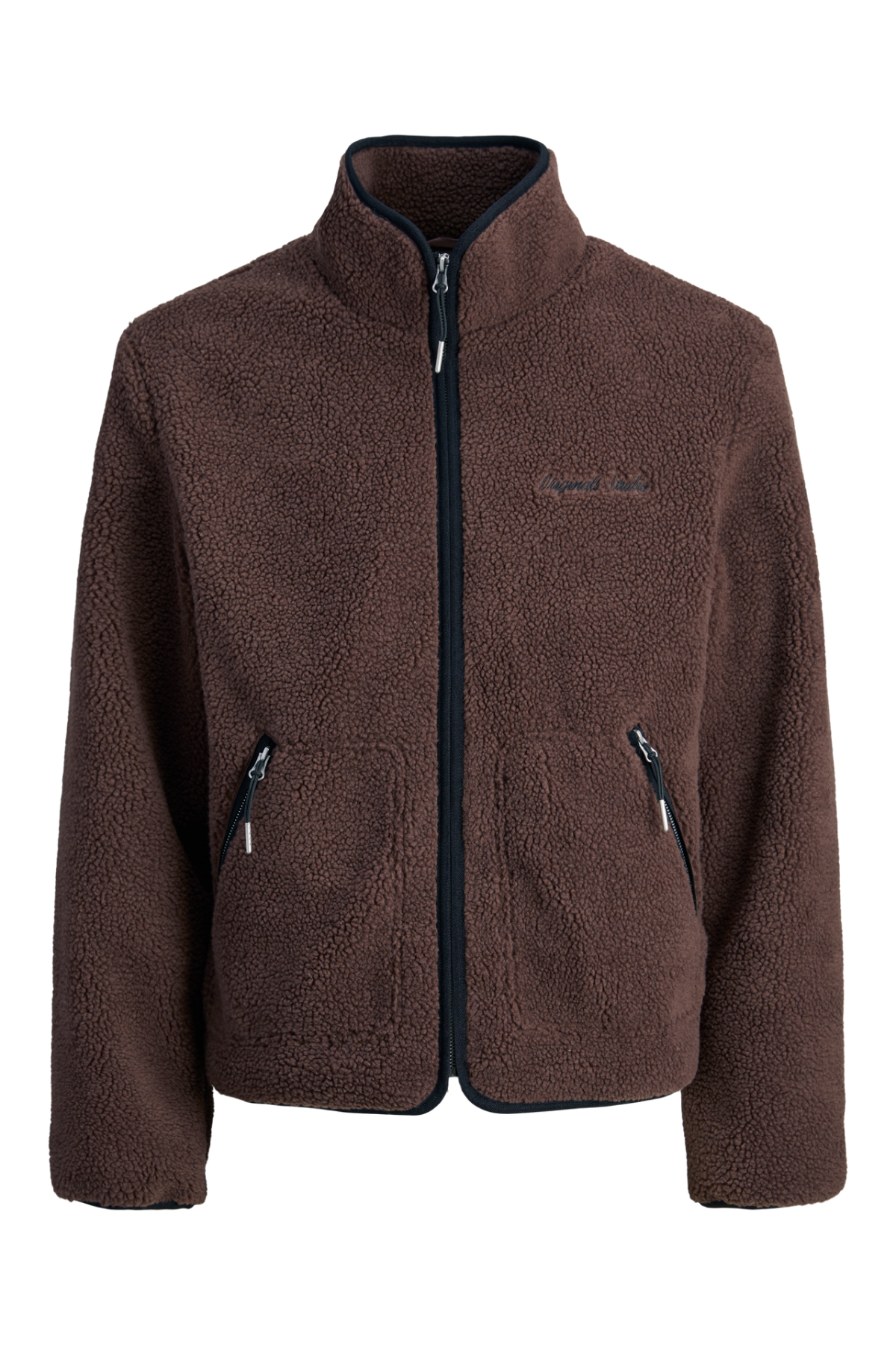 Jack Jones Jornorrebro Teddy Jacket Pls Men's Burgundy Plus Size Coats 12284073-18