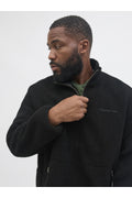Jack Jones Jornorrebro Teddy Jacket Pls Men's Black Plus Size Coats 12284073-02