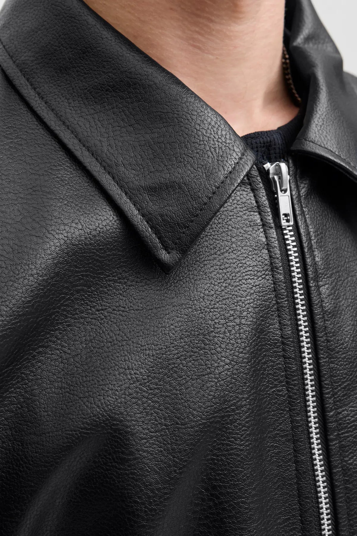 Men's Jecasablanca Leather Jacket 12278839 Black