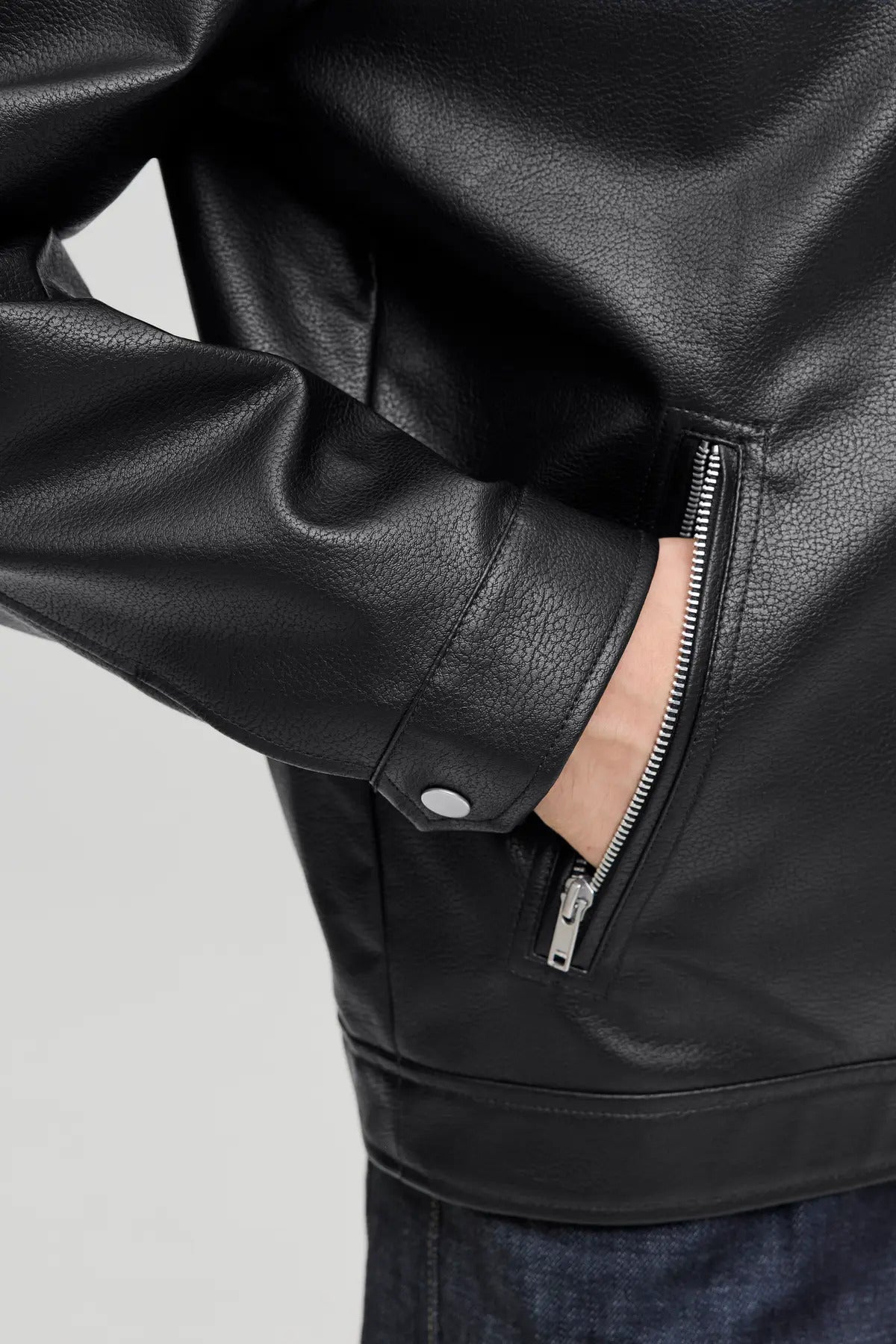 Men's Jecasablanca Leather Jacket 12278839 Black