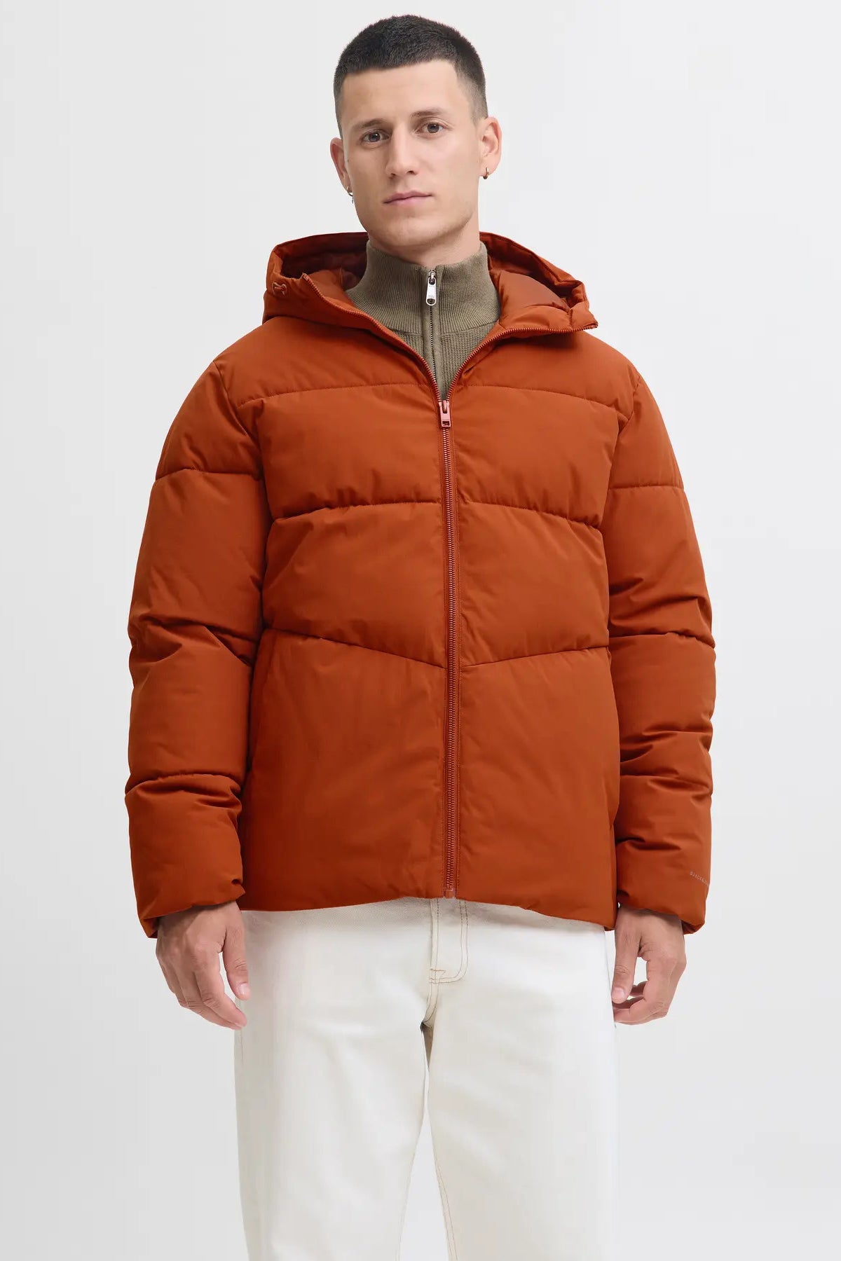 Mens Jjglobal Hooded Inflatable Coat 12283517 Tile