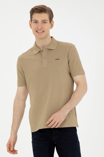 Men's Khaki Basic T-Shirt