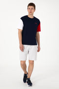 Men's Comfort Fit Crew Neck Navy T-Shirt