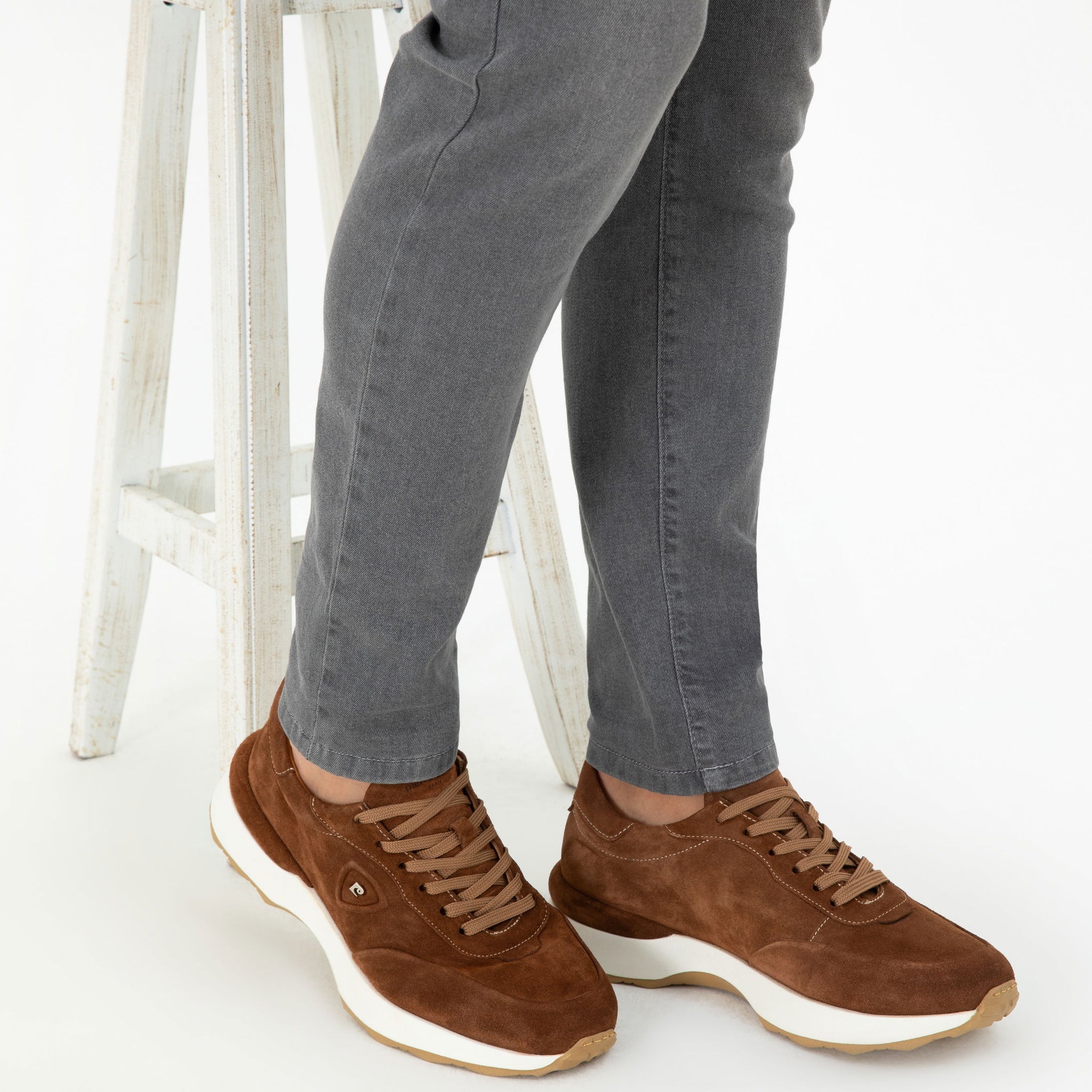 Brown 100% Leather Casual Shoes